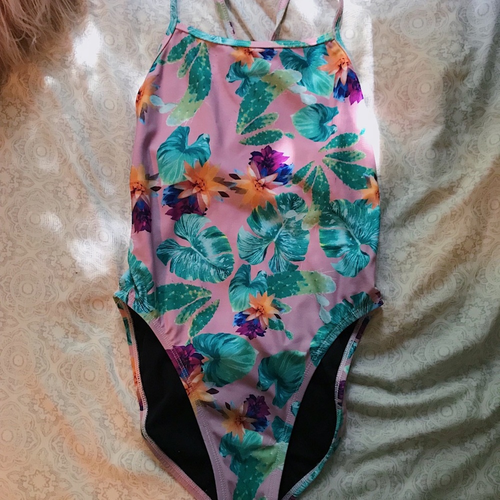 Jolyn Onesie • Brandon, Tropical print